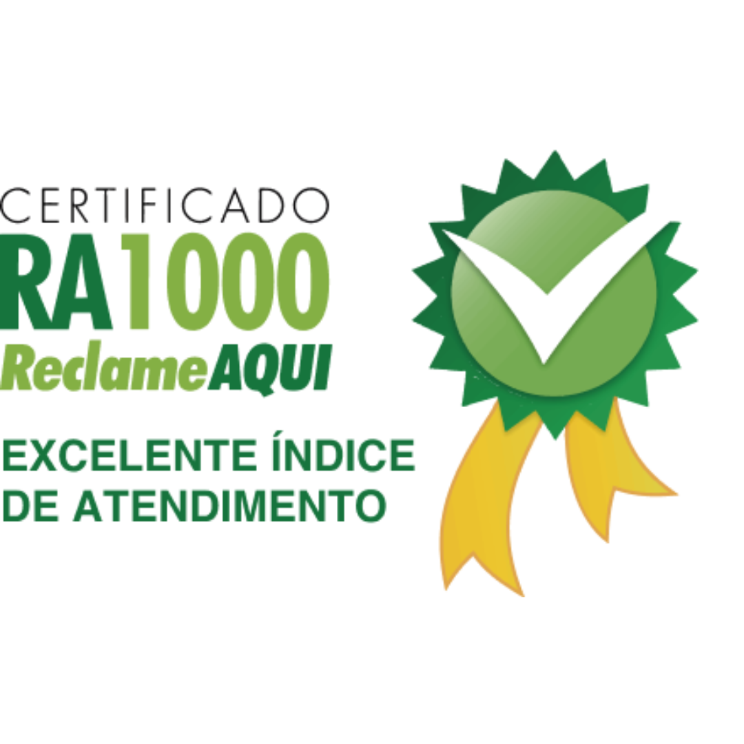 Certificado RA1000 Reclame Aqui